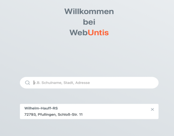 Willkommen bei Webuntis