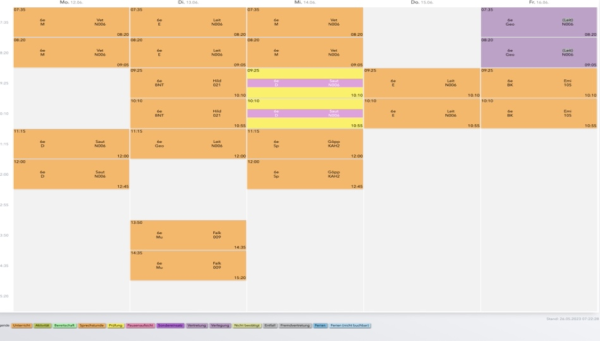 Stundenplan